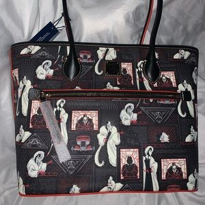 Dooney & Bourke Disney Cruella DeVil 101 Dalmatians Zippered Tote NWT